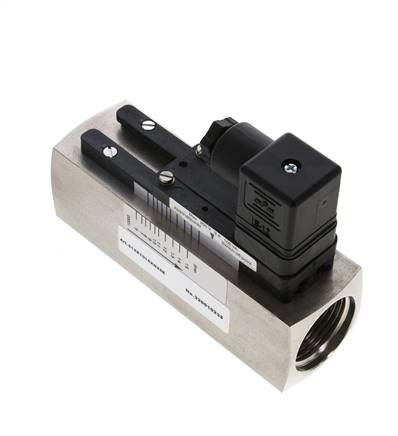 G1'' stainless variable area flow switch oil 5-15 l/min 300 bar