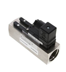 G1'' stainless variable area flow switch oil 5-15 l/min 300 bar