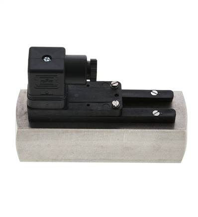 G1'' stainless variable area flow switch oil 5-15 l/min 300 bar