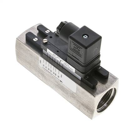 G1'' stainless variable area flow switch oil 10-30 l/min 300 bar