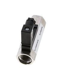 G1/2'' stainless variable area flow switch water 0.4-1.8 l/min 350 bar