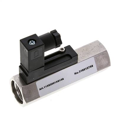 G1/2'' stainless variable area flow switch water 0.4-1.8 l/min 350 bar