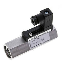 G1/2'' stainless variable area flow switch water 2-7 l/min 350 bar