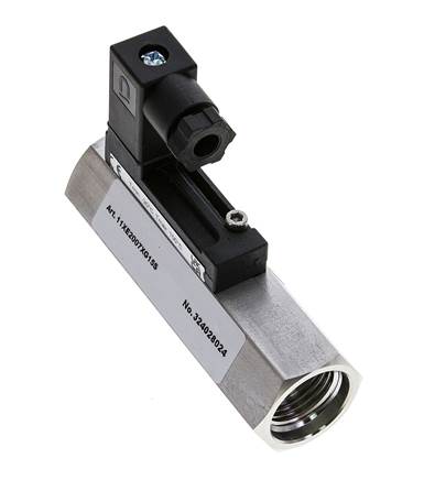 G1/2'' stainless variable area flow switch water 2-7 l/min 350 bar