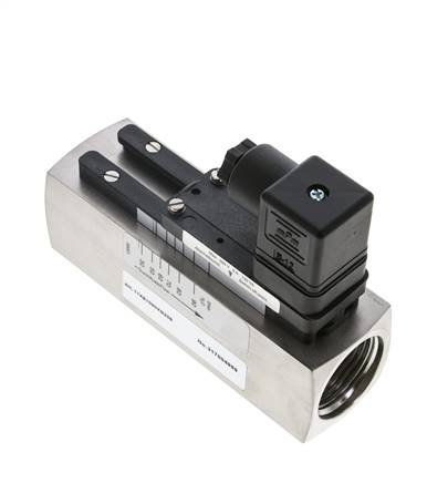 G1'' stainless variable area flow switch water 30-90 l/min 300 bar