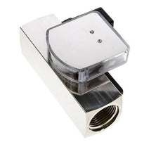 G1'' brass variable area flow meter & switch oil 0.1-0.8 l/min