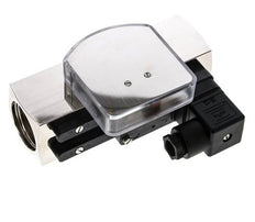 G1'' brass variable area flow meter & switch oil 0.1-0.8 l/min