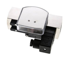 G1'' brass variable area flow meter & switch oil 0.1-0.8 l/min