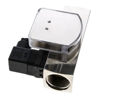G1'' brass variable area flow meter & switch oil 0.1-0.8 l/min
