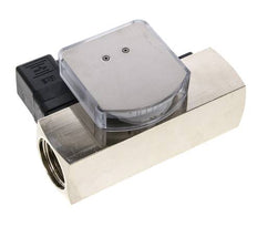 G1'' brass variable area flow meter & switch oil 0.5-1.5 l/min