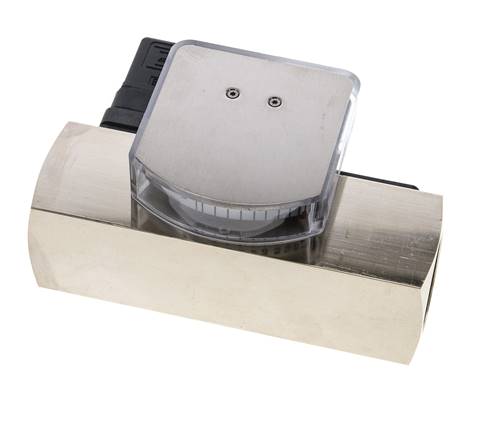 G1'' brass variable area flow meter & switch oil 0.5-1.5 l/min