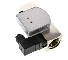 G1'' brass variable area flow meter & switch oil 0.5-1.5 l/min