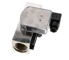G1'' brass variable area flow meter & switch oil 1-4 l/min