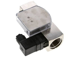 G1'' brass variable area flow meter & switch oil 1-4 l/min