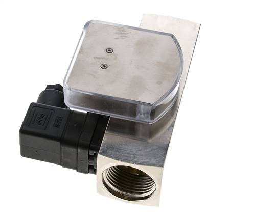 G1'' brass variable area flow meter & switch oil 1-4 l/min