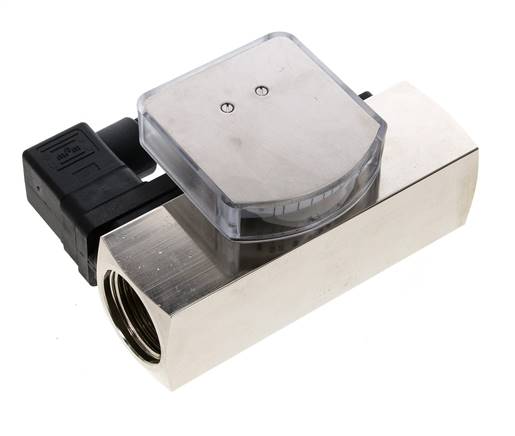 G1'' brass variable area flow meter & switch oil 2-8 l/min