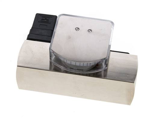 G1'' brass variable area flow meter & switch oil 2-8 l/min