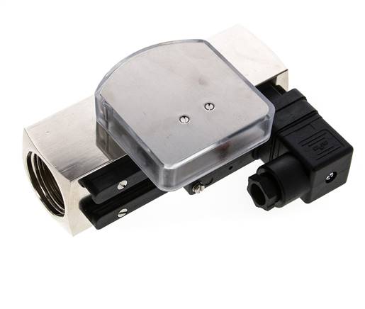 G1'' brass variable area flow meter & switch oil 2-8 l/min