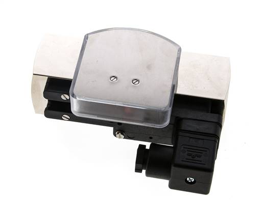 G1'' brass variable area flow meter & switch oil 2-8 l/min