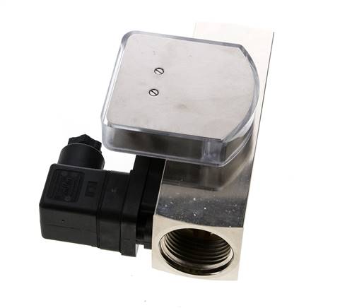 G1'' brass variable area flow meter & switch oil 2-8 l/min