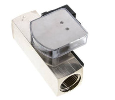 G1'' brass variable area flow meter & switch oil 3-10 l/min
