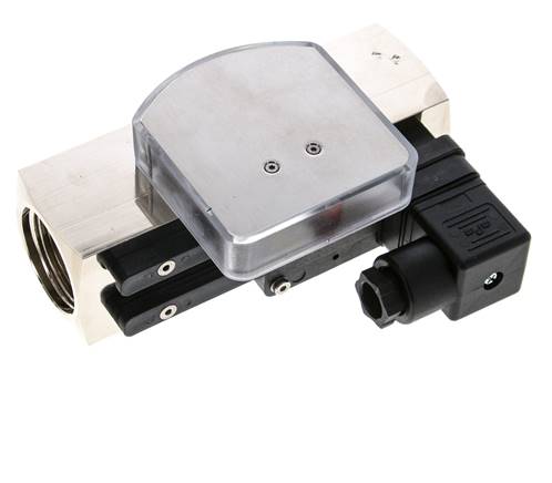 G1'' brass variable area flow meter & switch oil 3-10 l/min