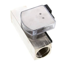 G1'' brass variable area flow meter & switch oil 5-15 l/min