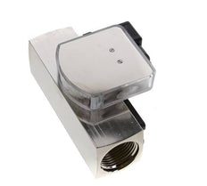 G1'' brass variable area flow meter & switch oil 8-24 l/min