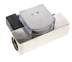 G1'' brass variable area flow meter & switch oil 10-30 l/min