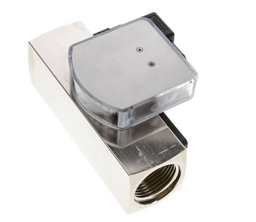 G1'' brass variable area flow meter & switch oil 10-30 l/min