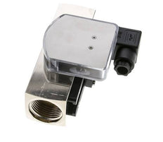 G1'' brass variable area flow meter & switch oil 10-30 l/min