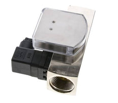 G1'' brass variable area flow meter & switch oil 10-30 l/min