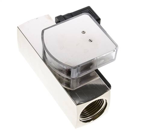 G1'' brass variable area flow meter & switch oil 15-45 l/min