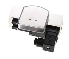 G1'' brass variable area flow meter & switch oil 15-45 l/min