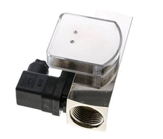 G1'' brass variable area flow meter & switch oil 15-45 l/min