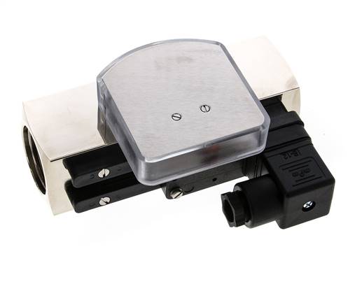 G1'' brass variable area flow meter & switch oil 20-60 l/min