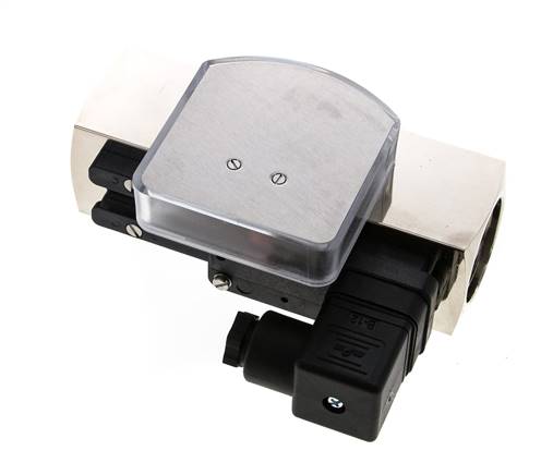 G1'' brass variable area flow meter & switch oil 20-60 l/min