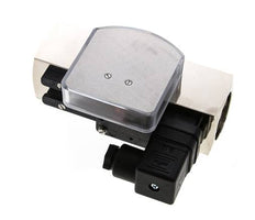 G1'' brass variable area flow meter & switch oil 20-60 l/min