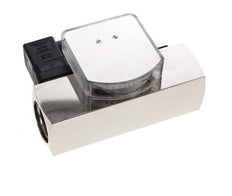 G1'' brass variable area flow meter & switch oil 30-90 l/min