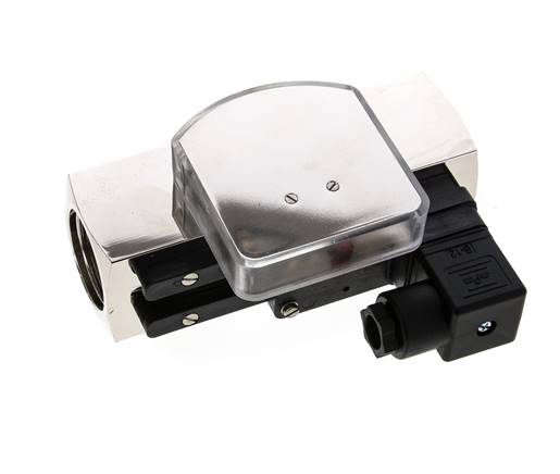 G1'' brass variable area flow meter & switch oil 30-90 l/min
