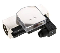 G1'' brass variable area flow meter & switch oil 35-110 l/min