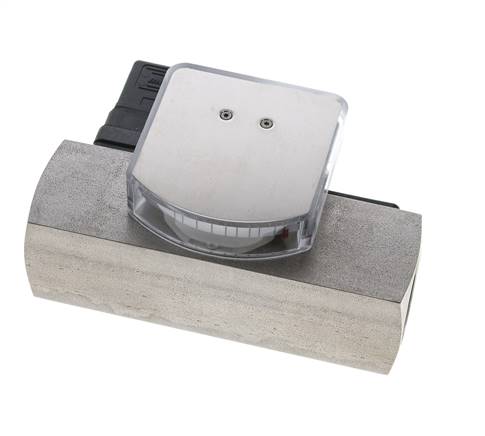 G1'' stainless variable area flow meter & switch oil 2-8 l/min