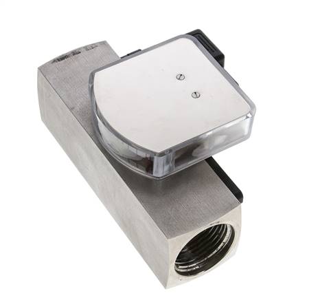 G1'' stainless variable area flow meter & switch oil 3-10 l/min