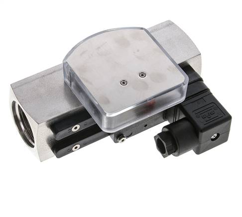 G1'' stainless variable area flow meter & switch oil 5-15 l/min