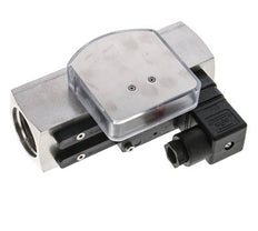 G1'' stainless variable area flow meter & switch oil 5-15 l/min