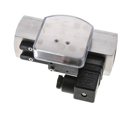 G1'' stainless variable area flow meter & switch oil 5-15 l/min