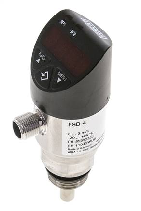 G1/2'' calorimetric flow meter & switch WIKA FSD-4 without IO-Link