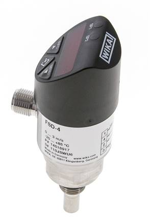 G1/4'' calorimetric flow meter & switch WIKA FSD-4 with IO-Link