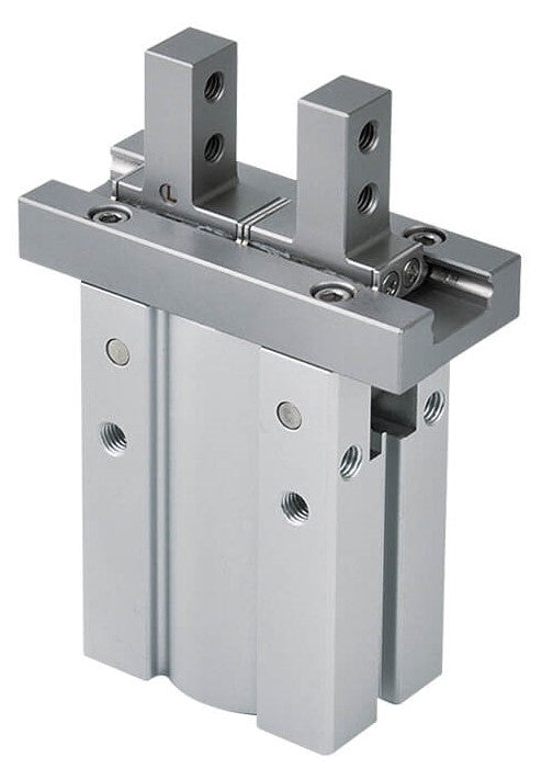 D16 mm 2-Jaw Parallel Double Acting Pneumatic Gripper Long Stroke Standard Jaws