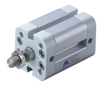 63-60mm Compact Cylinder with Double Rod Male Thread MCJI